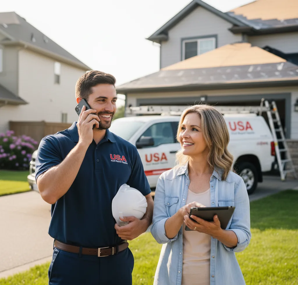 USA Roof Repair Experts customer support in Arrington